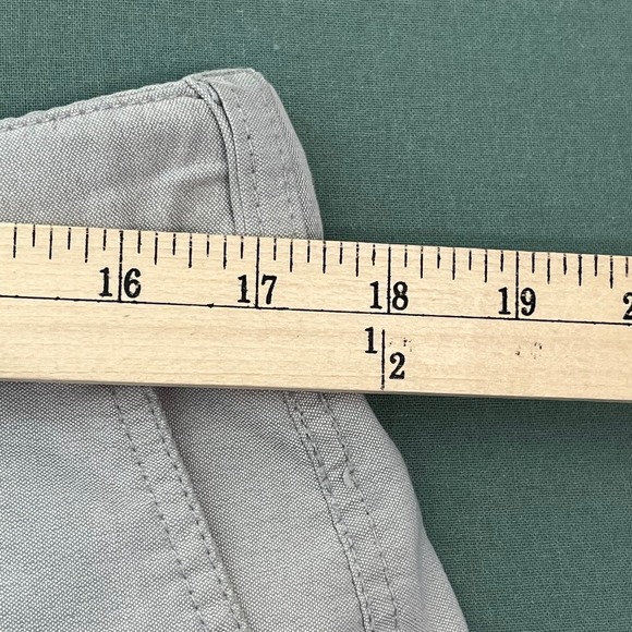 Southern Shirt Shorts Mens‎ Size 36 Gray Chino Khaki Flat Front Casual Preppy - Picture 8 of 10